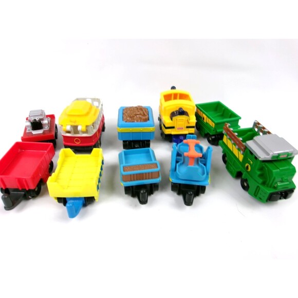 Fisher Price Geotrax Lot of 10 Replacement Train Cars Mixed Sets Geo Trax - Picture 1 of 6